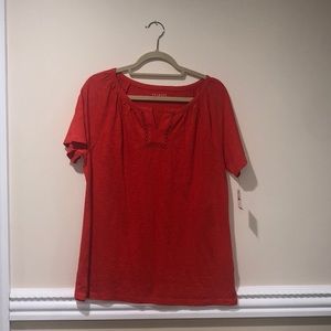 Women’s Talbots Orange Blouse